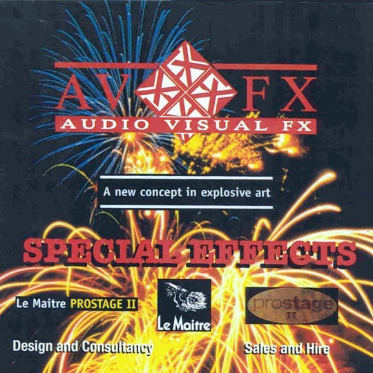 Audio Visual FX Special Effects - A new concept in explosive arts